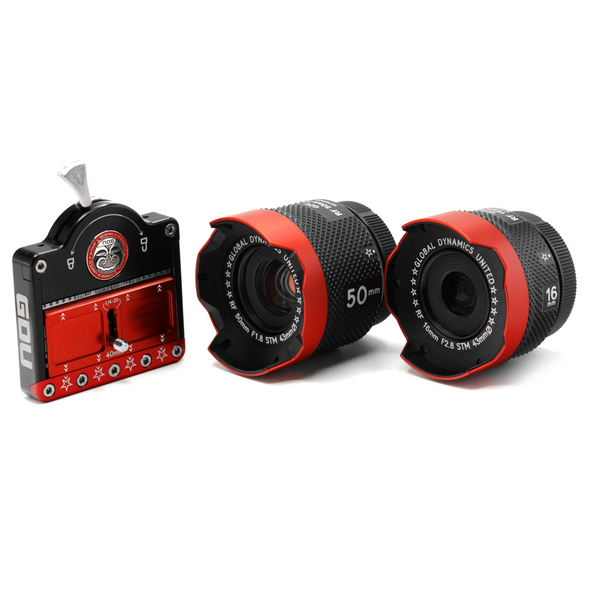 *GDU Armored RF 50mm, RF 16mm + 40mm-Touch & Go BasePlate - Bundle